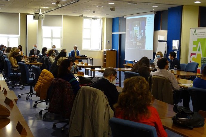 Imagen del VIII encuentro técnico de Juntas Arbitrales de Consumo, organizado por la Consejería de Salud en colaboración con la Escuela Andaluza de Salud Pública.