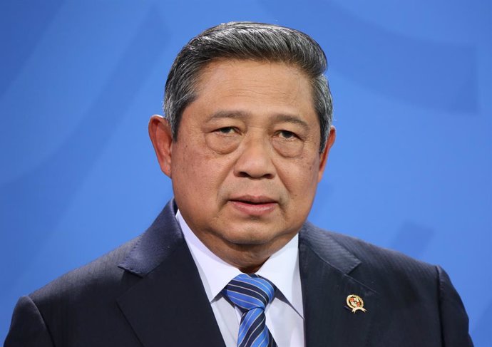 Archivo - FILED - 05 March 2013, Berlin: Then Indonesian President Susilo Bambang Yudhoyono speaks during a press conference. Yudhoyono has been diagnosed with prostate cancer and will receive treatment in the United States, his aides said on Tuesday. P