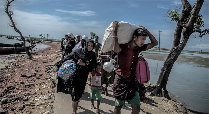 Familias afectadas por el cambio climático obligadas a migrar.