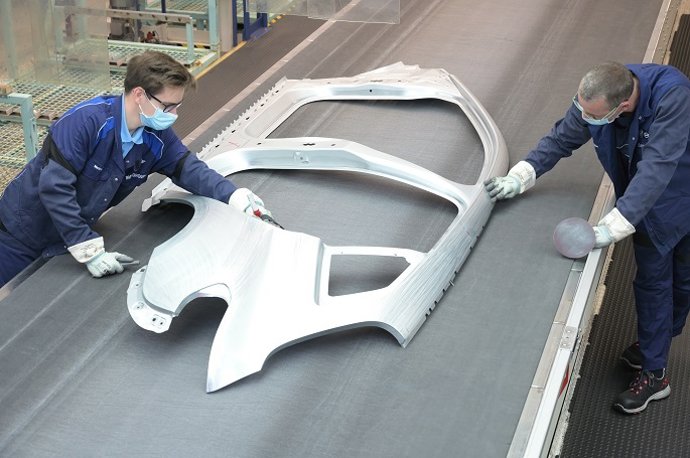 Producción en una planta del Grupo BMW