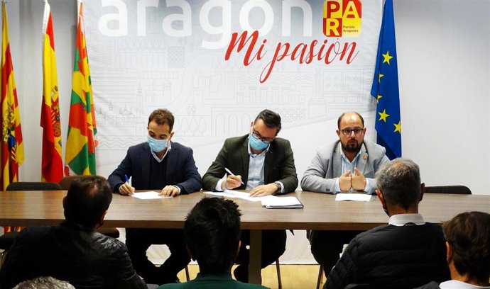Reunión del PAR en Huesca.