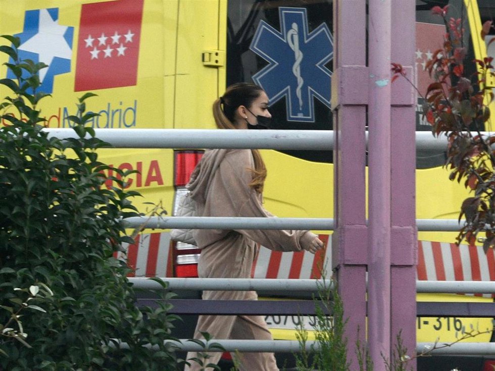 Julia Janeiro a su llegada al hospital