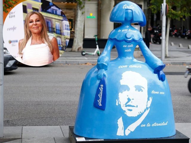 Ana Obregón ha diseñado una menina con el rostro de su hijo Aless Lequio