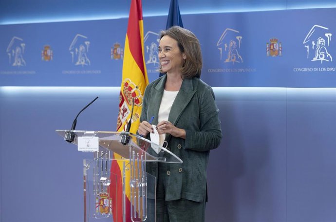 La portavoz parlamentaria del PP, Cuca Gamarra