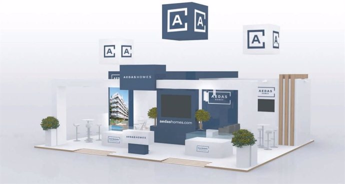 El estand de Aedas Homes en el SIMed 2021