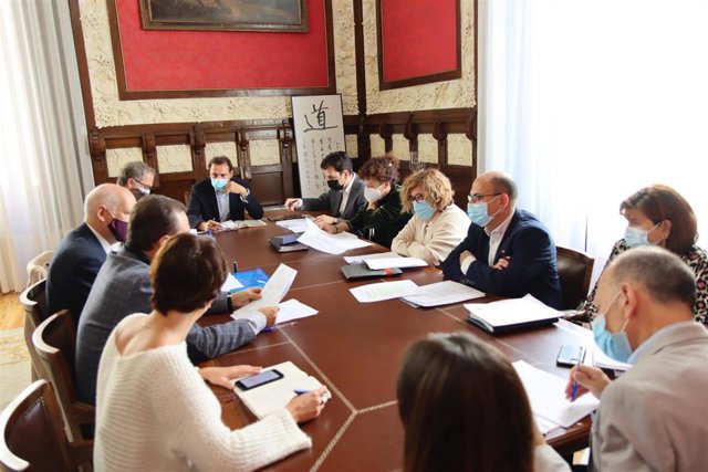 Reunión de la Junta de Gobierno del Ayuntamiento de Valladolid.