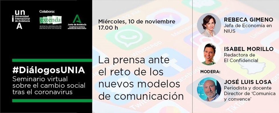 Cartel promocional de #DiálogosUNIA