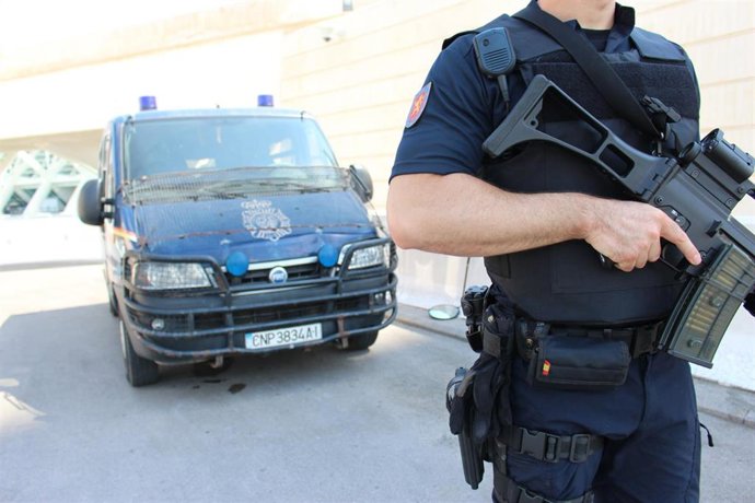 Imagen de archivo de un Policía Nacional