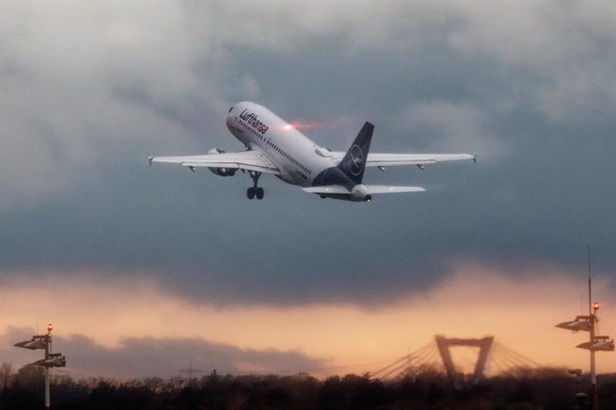 Avión de Lufthansa. 