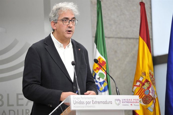 El diputado de Unidas por Extremadura en la Asamblea Joaquín Macías