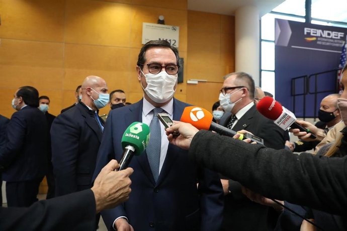 El presidente de CEOE, Antonio Garamendi, este miércoles.