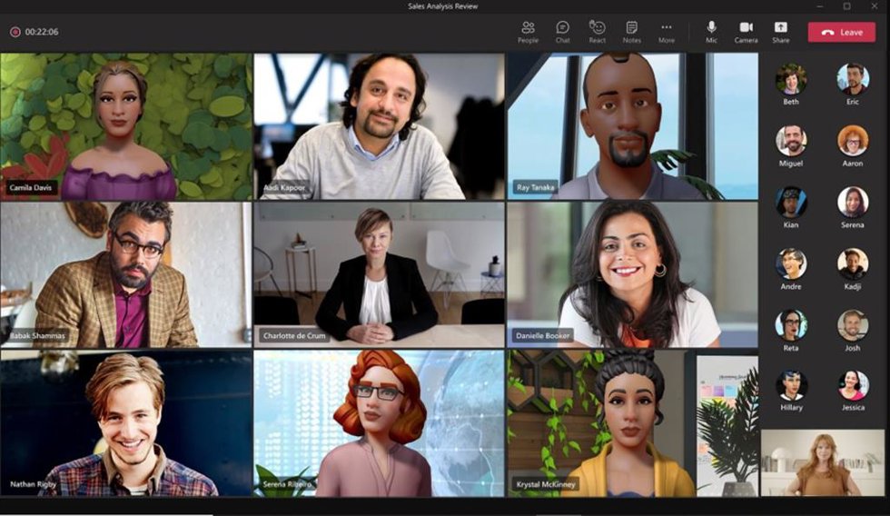 Mesh para Microsoft Teams