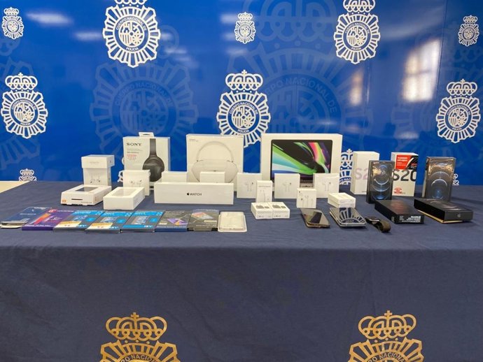 Artículos supuestamente robados