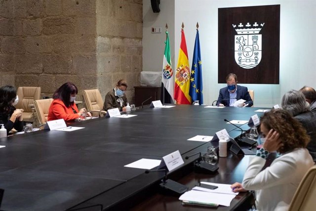 Consejo de Gobierno de la Junta de Extremadura reunido este miércoles.