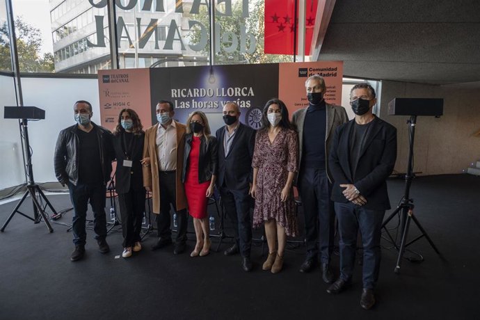 José Luis Arellano. Blanca Li, Ricardo Llorca, Sonia De Munck, Joan Matabosch, Mabel Del Pozo, Álvaro Cañil Y Alexis Soriano, En La Presentación De La Ópera.