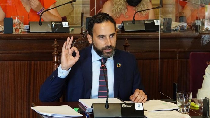 Archivo - Imagen de archivo de Daniel Pérez, portavoz del PSOE municipal