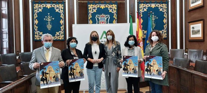 Presentación en la Delegación de Turismo de Sevilla del nuevo producto turístico para los pueblos colonos de Sierra Morena.