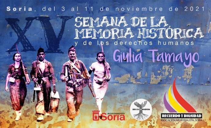 Cartel de la XV Semana de la Memoria Histórica de Soria.