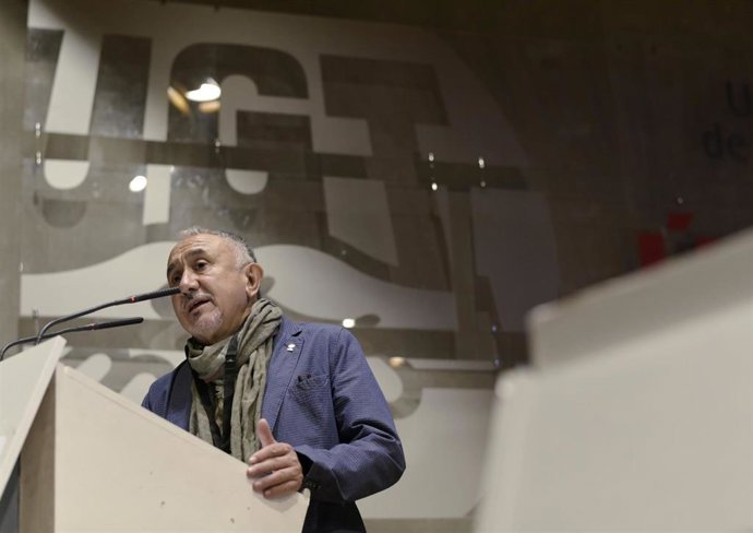 El secretario general de UGT, Pepe Álvarez