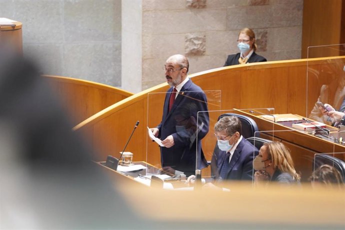 Archivo - El presidente del Gobierno de Aragón, Javier Lambán.