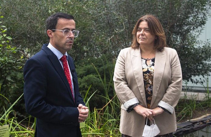 Trinidad Argota en la Diputación de Badajoz