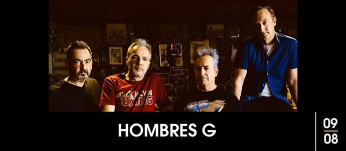 Cartel del concierto de Hombres G Starlite