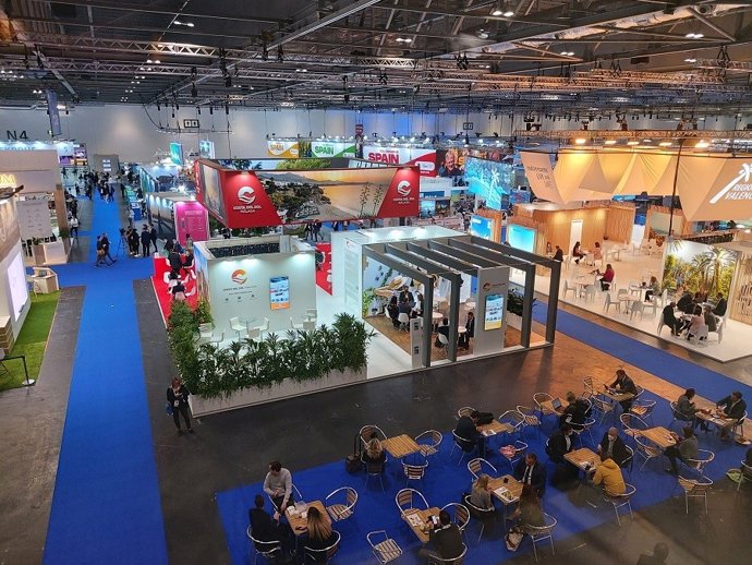 Estand de la Costa del Sol en la WTM de Londres de 2021