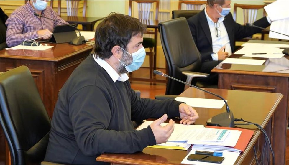 El diputado de MÉS Josep Ferr, en la Comisión.
