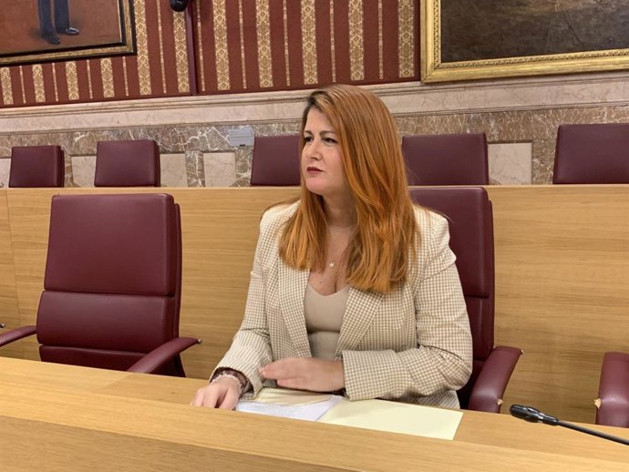 Imagen de archivo de la concejal de Podemos Sevilla en el Ayuntamiento, Susana Serrano.