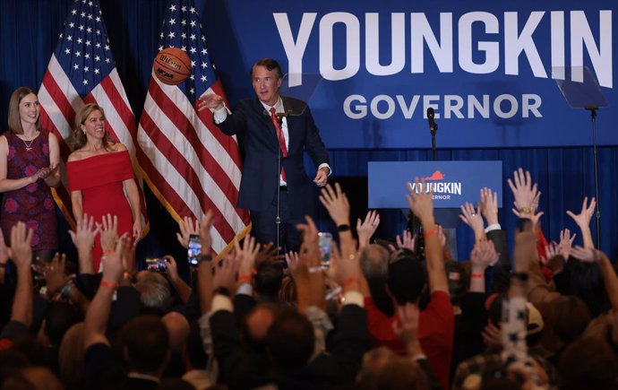 Glenn Youngkin, vencedor de las elecciones en Virginia