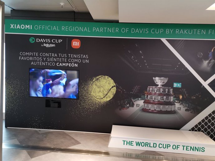 Xiaomi España, primera marca de telefonía patrocinadora de las Davis Cup by Rakuten Finals.