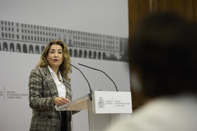 La ministra de Transportes, Movilidad y Agenda Urbana, Raquel Sánchez.