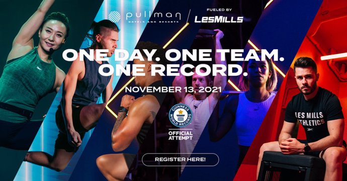 Pullman will make a Guinness World Records attempt on Saturday, November 13, 2021 - Worlds Largest Virtual Fitness Class