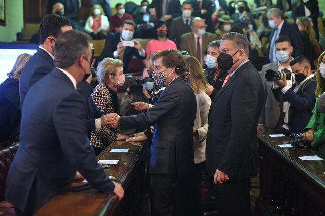 El alcalde de Madrid y copresidente de la UCCI, José Luis Martínez-Almeida en la XIX Asamblea General de la Unión de Ciudades Capitales Iberoamericanas (UCCI)