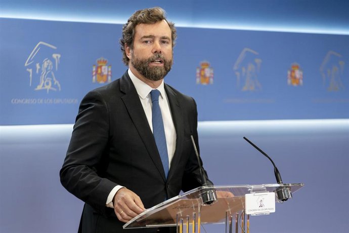 El portavoz de Vox en el Congreso, Iván Espinosa de los Monteros. 
