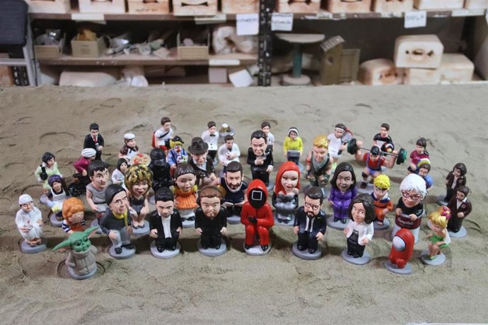 Aragons, Ayuso, 'El juego del calamar' y Xavi Hernández, nuevos 'caganers' para esta Navidad