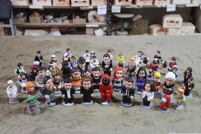 Aragons, Ayuso, 'El juego del calamar' i Xavi Hernández, nous caganers d'aquest Nadal