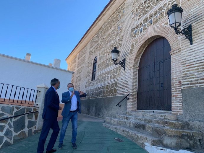 Vicente García Egera durante su visita a Rágol (Almería)