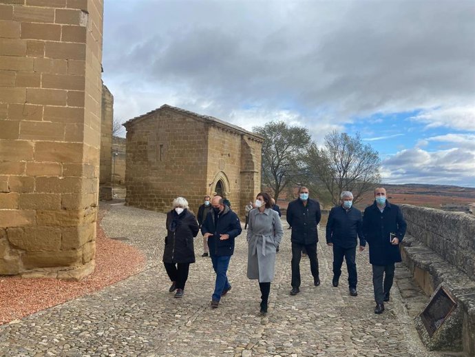 Inauguración de las actuaciones financiadas a través del Programa 1,5 Cultural en San Vicente de la Sonsierra
