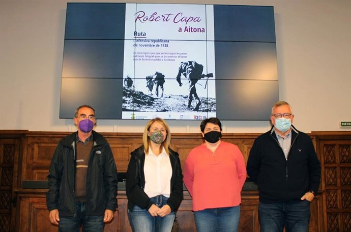 Eusebi Valera, Rosa Pujol, Estefanía Rufach y Joan Ramón González