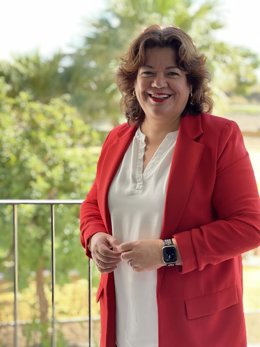 La alcaldesa de Huévar del Aljarafe, la popular María Eugenia Moreno.