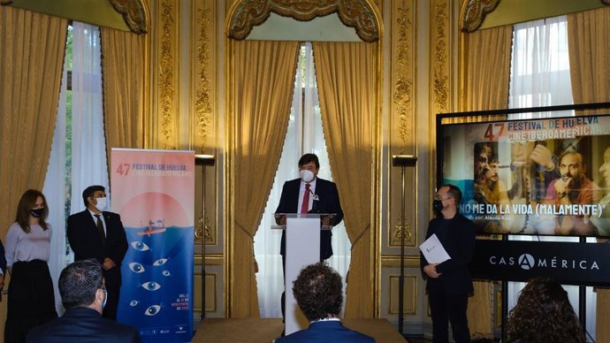 Presentación en Madrid del Festival de Huelva de Cine Iberoamericano.