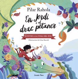 Portada del llibre infantil illustrat 'En Jordi i el drac petaner' de Pilar Rahola