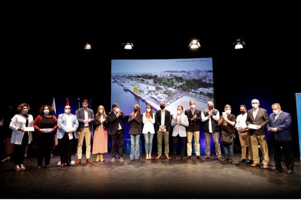Acto de entrega de las ayudas.