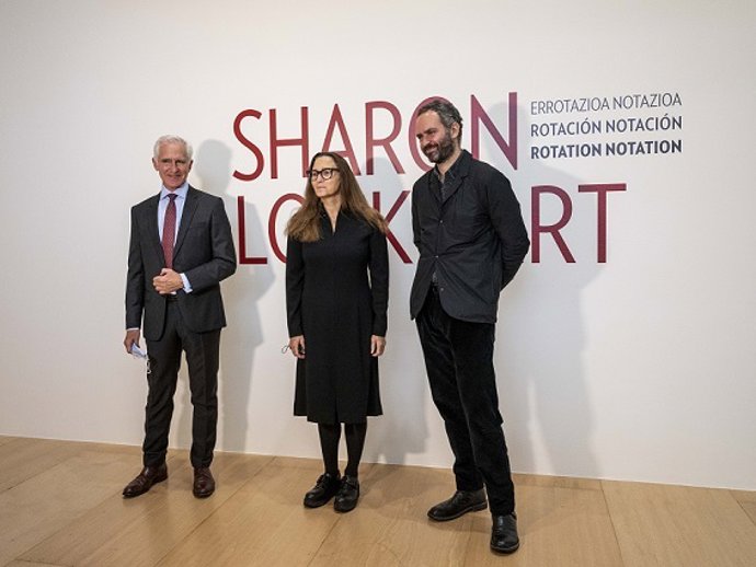 Presentación en el Museo Guggenheim Bilbao de  'Sharon Lockhart. Rotación notación', la tercera y última exposición del año 2021 en la sala Film & Video