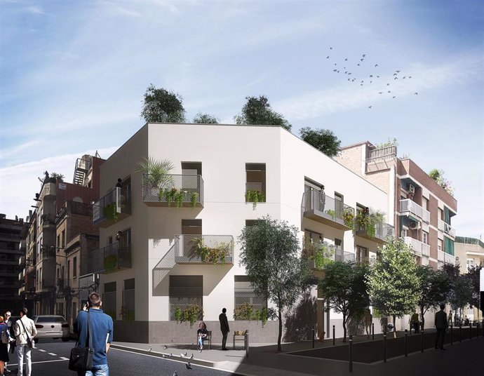 Archivo - Renta Corporación y 011h construyen un edificio industrializado y sostenible en Hospitalet (Barcelona)