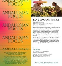 Cartel promocional de 'El verano que vivimos' en el Spanish Film Festival de Ámsterdam