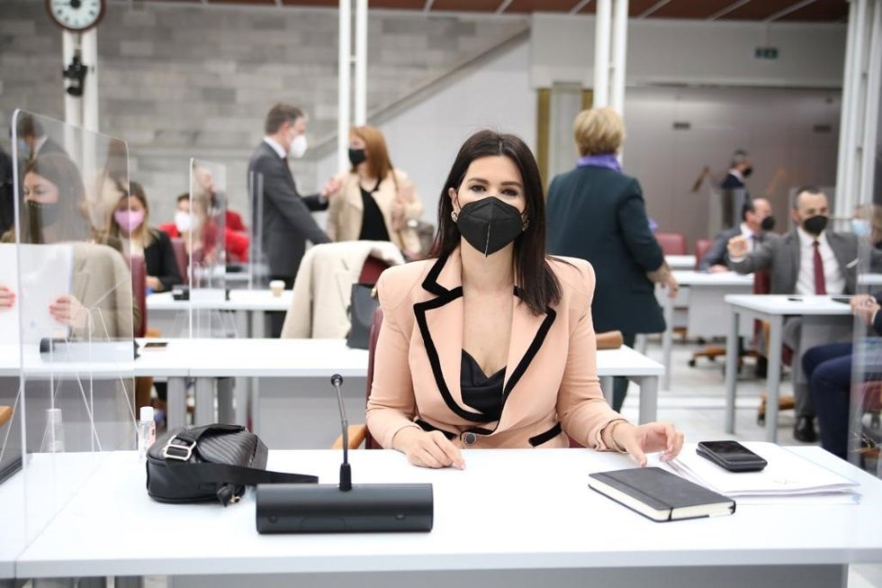 La portavoz del PP, Miriam Guardiola