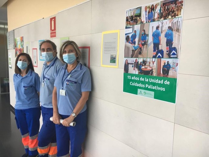 Responsables de la Unidad de Cuidados Paliativos en el Área Sanitaria Norte de Córdoba.