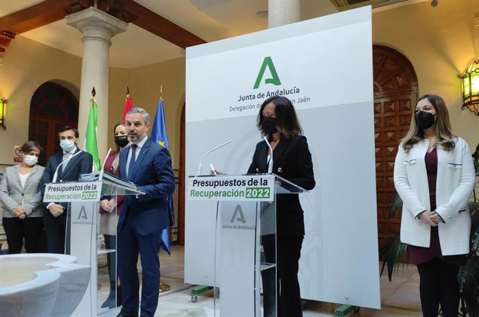 Bravo presenta en Jaén los presupuestos para 2022.